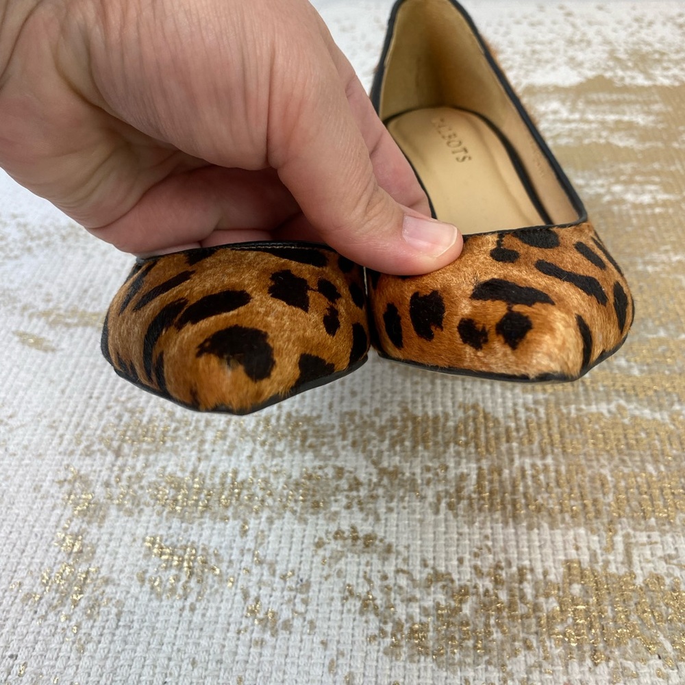 TALBOTS Leopard Print Calf Hair Heels | Size 7.5 AA - Picture 4 of 12
